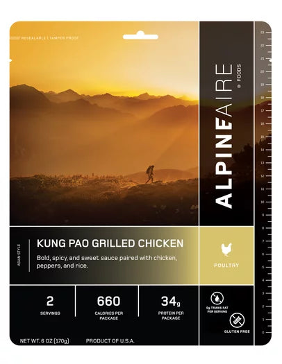 Alpineaire Kung Pao Grilled Chicken – Cook in the Pouch