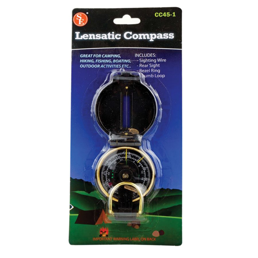 Lensatic Pocket Compass