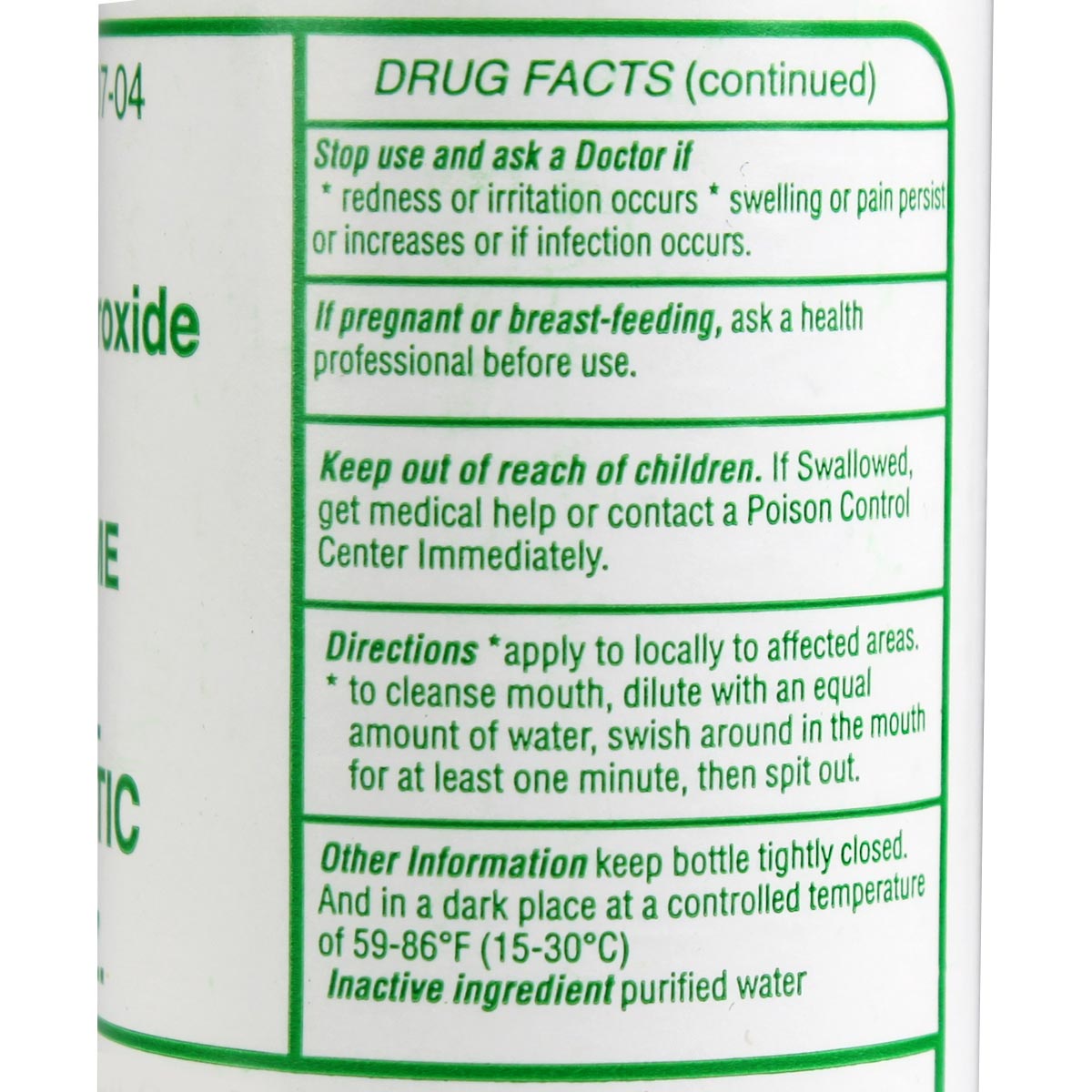 Hydrogen Peroxide 3% Antiseptic Solution, 4 fl oz (118 mL) – Plastic Bottle, 1 Each