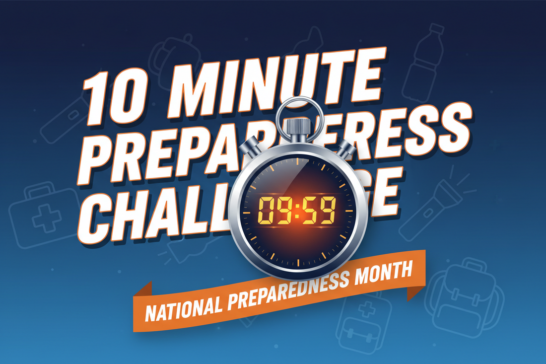 The 10-Minute Preparedness Challenge - National Preparedness Month