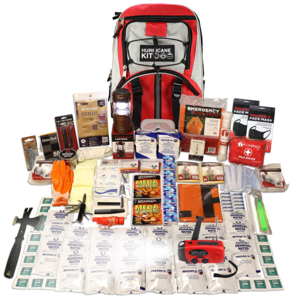 2-Person Hurricane Survival Kit – 72-Hour Emergency Preparedness Backpack